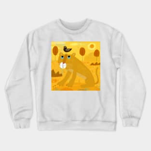 Panther and Bobolink Crewneck Sweatshirt